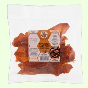 Курячі снеки Крильця Баффало 100 г Курячі снеки "Крильця Баффало"